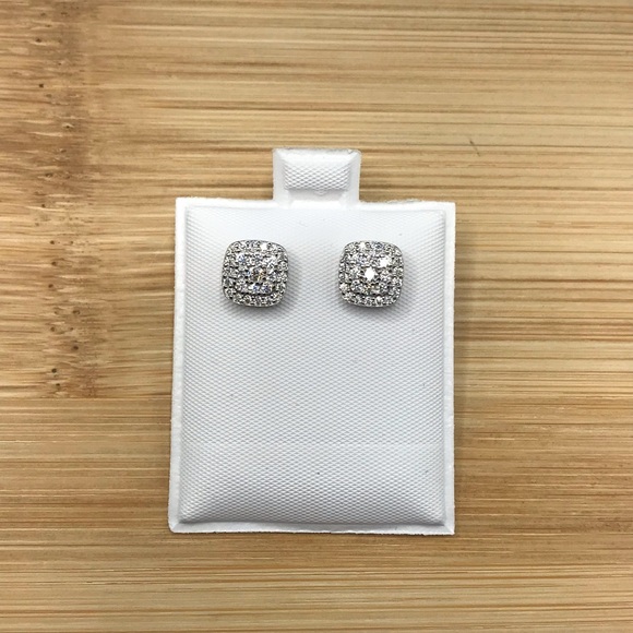 925 Sterling Silver 1.20CT MOISSANITE screw back Stud unisex Earrings - Picture 3 of 13